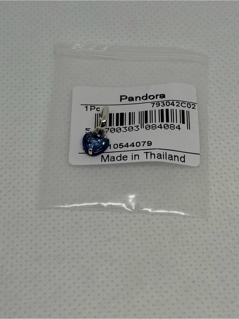 Pandora ME Blue Chakra Heart Mini Dangle Charm - 793042C02